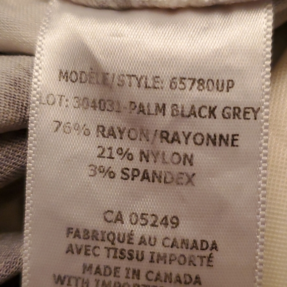 UP Black WhiteTechno Basic Slim Leg Ankle Pant - Picture 9 of 9